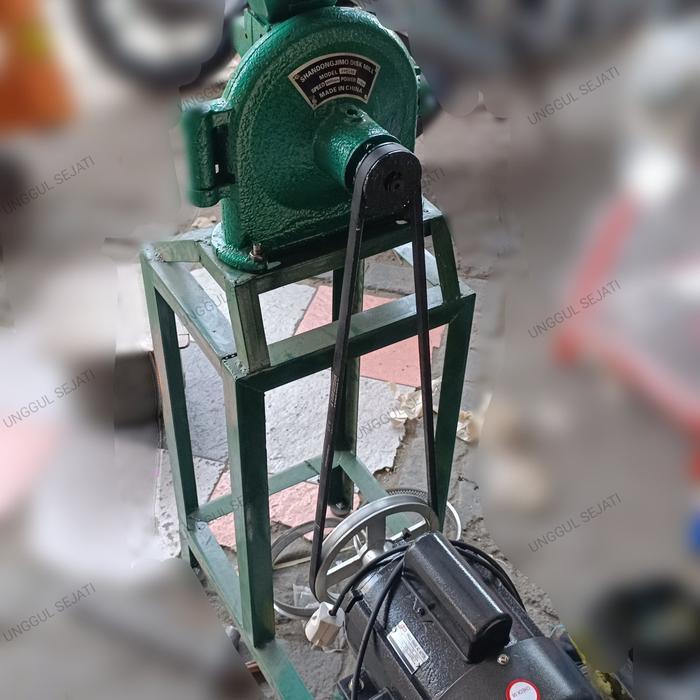 FFC15 disk mill. dinamo 1hp. siap pakai. gilingan beras, jagung, kopi.