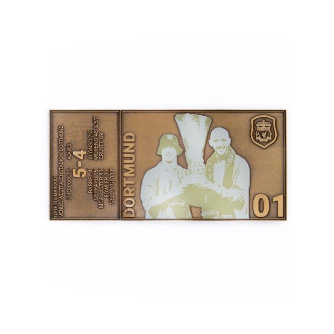 JUAL Liverpool FC 2001 Cup Final Ticket - Official LFC Accessories Final Ticket