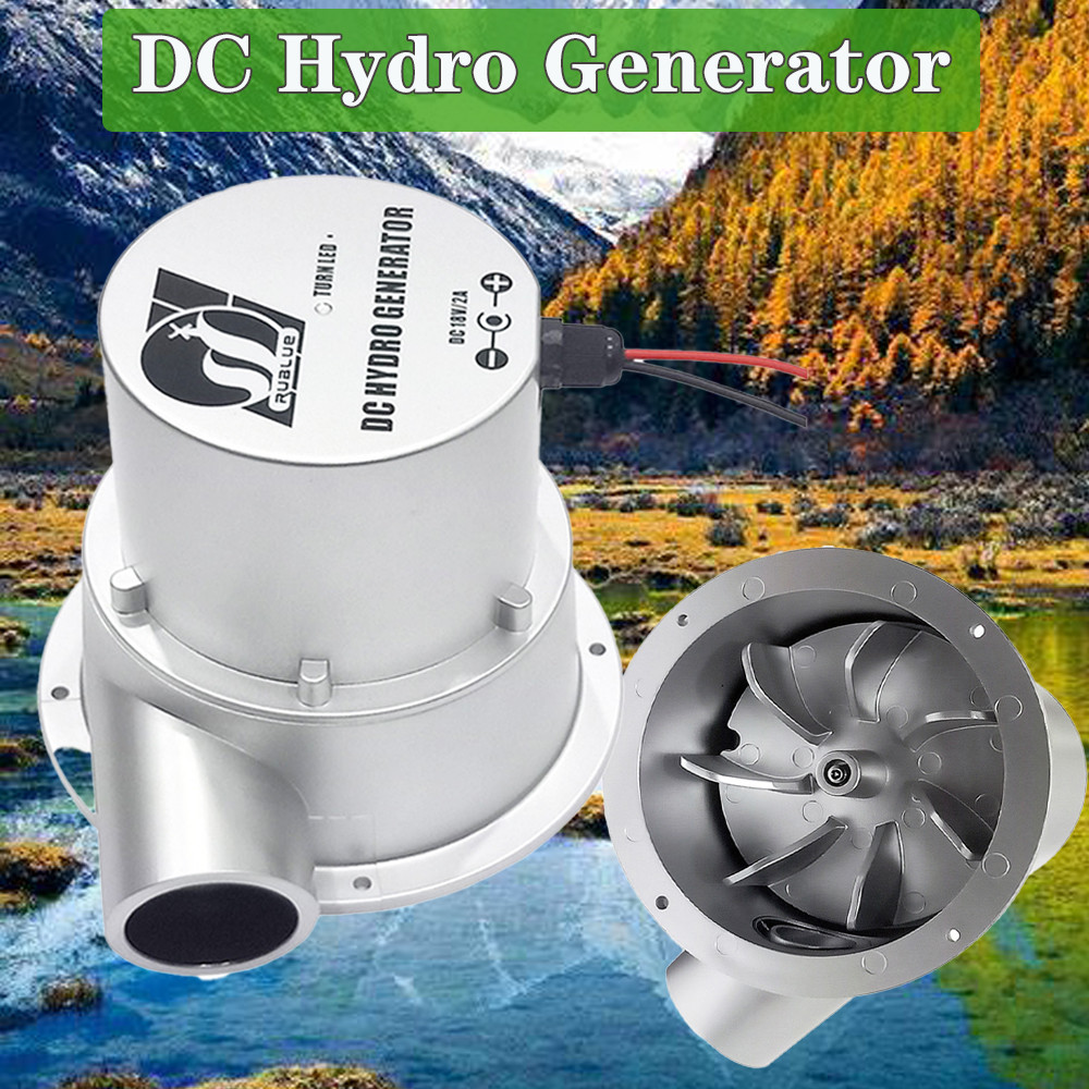 Hydraulic Generator 500W 1000W 18V Water Turbine Outdoor Household Small Hydroelectric Generator Dc