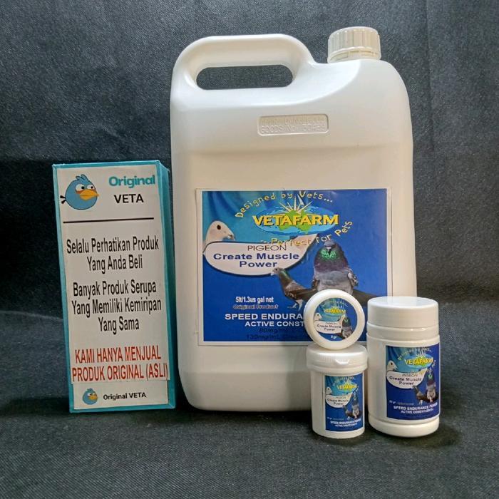 CREATE MUSCLE POWER 50gr VETAFARM VITAMIN BURUNG MERPATI DAYA TERBANG CEPAT