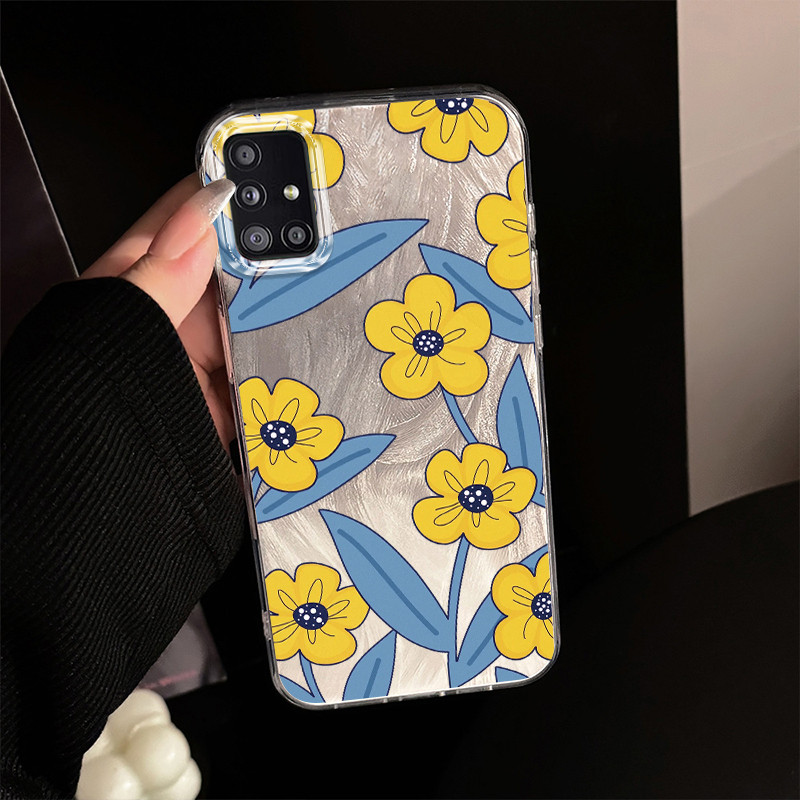 Casing Hp Samsung Galaxy A51 M40s Case Casing HP Softcase ponsel silikon tahan jatuh transparan riak