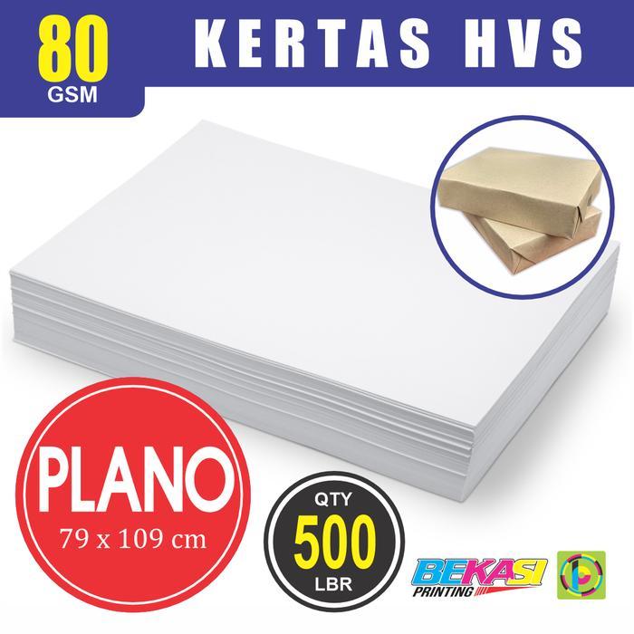 Kertas HVS 80 gram Ukuran Plano 79x109 cm