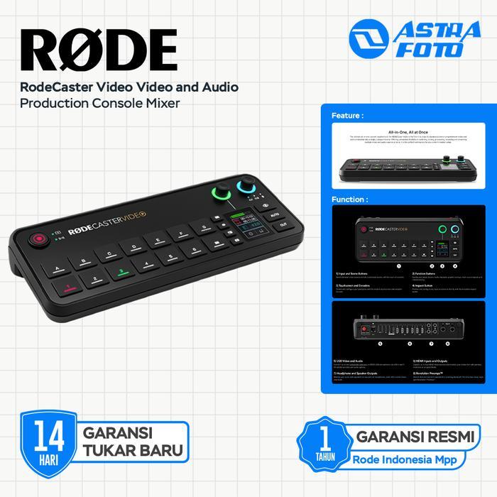Rode Rodecaster Video Video And Audio Production Console Mixer Rode Caster Video