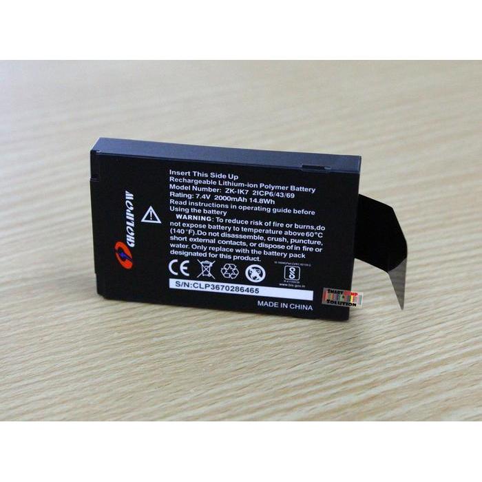 LITHIUM BATTERY ZK-IK7 FINGERSPOT NEW ELEGANT SERIES BATERAI MESIN