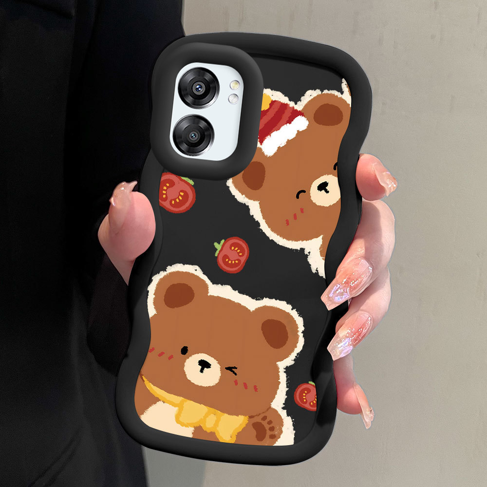 Casing Hp Untuk OPPO A57 A57S A77 A77S 2022 5G Case Softcase Kesing Soft Cassing Bear 0867 Case Soft