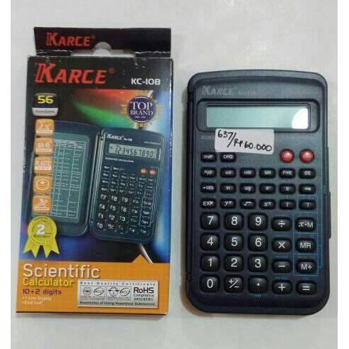wl7og6- Karce Kc-108 - Kalkulator Scientific/Ilmiah/Sekolah