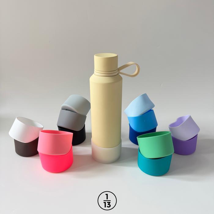 Pelindung Botol Silicone Bumper Tumbler Botol Minum 7cm