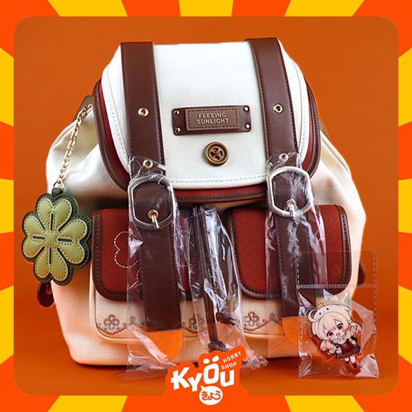 Klee Theme Beige Medium Backpack - Genshin Impact