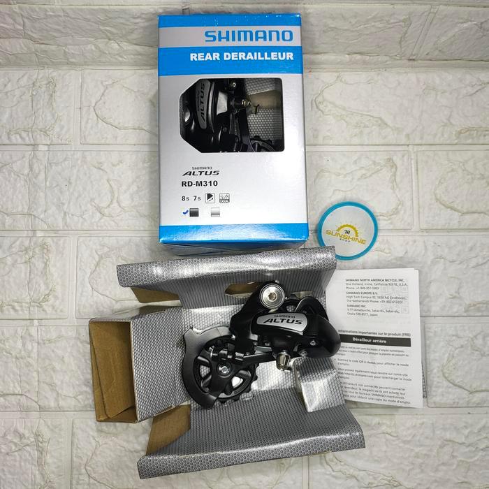 Rd Rear Derailleur 7 8 Speed Shimano Altus Rd-M310 Sepeda Lipat Seli Folding Bike Mtb Roadbike