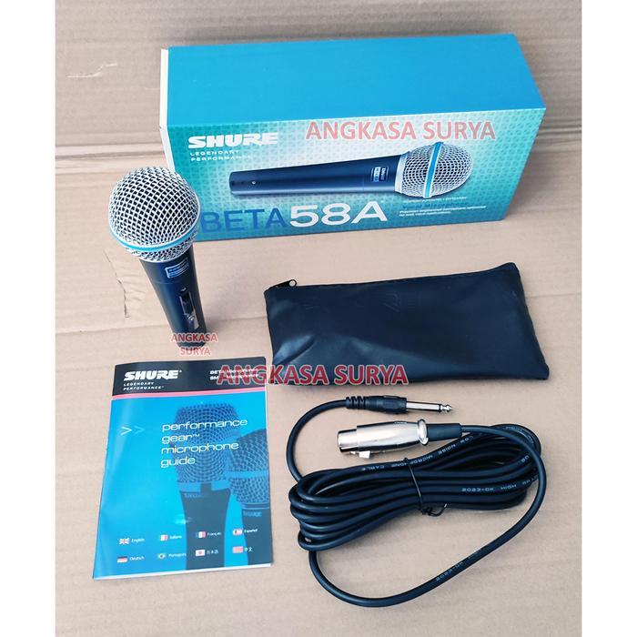 PROMO Mic sH Beta 58 A Dus / Microphone Beta58 Switch / Mic Kabel Beta 58