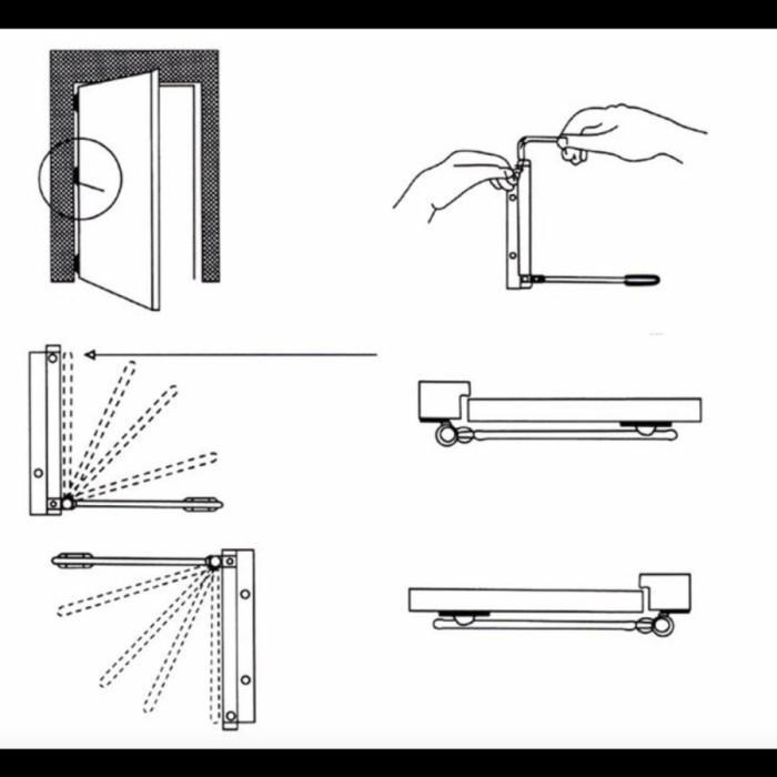 DOOR CLOSER ENGSEL - PENUTUP PINTU OTOMATIS HIDROLIK DOR CLOSER