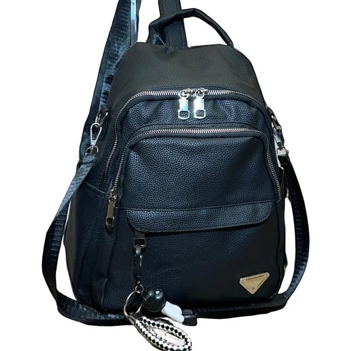 Ransel Kulit Wanita Motif Jeruk Tas Terbaru 2024 Backpack Sekolah