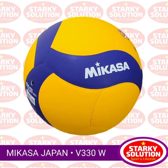 Mikasa V330W Polos Bola Voli ProLiga Original