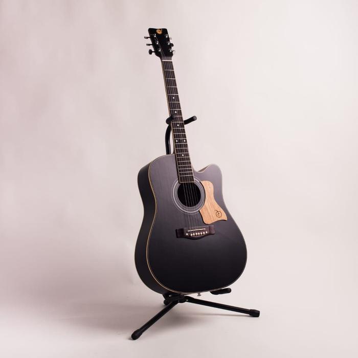 Gitar Akustik Mandalika L-02 Hitam Original Full Set
