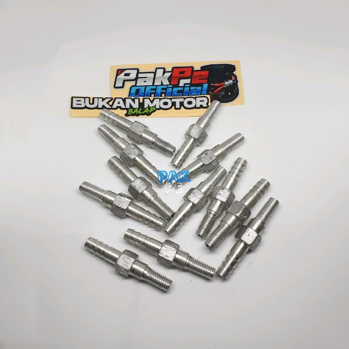 8a0r- Baut Nepel Oil Cooler Crankcase/Head Nepel Oil Crankcase Kuningan