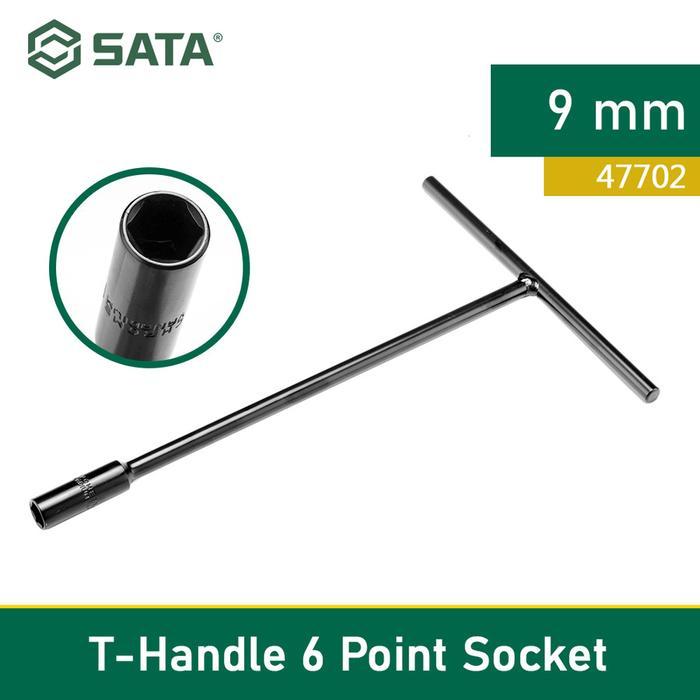 Kunci T 6Pt Socket 9 Mm T-Handle 47702 Sata Tools