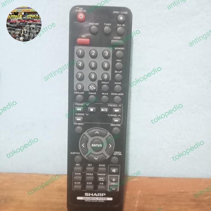 REMOT DVD HOME TEATHER SHARP