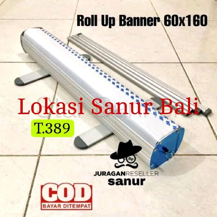 DISKON Stand Roll up banner 60x160 bali (tidak termasuk banner) free tas READY STOCK