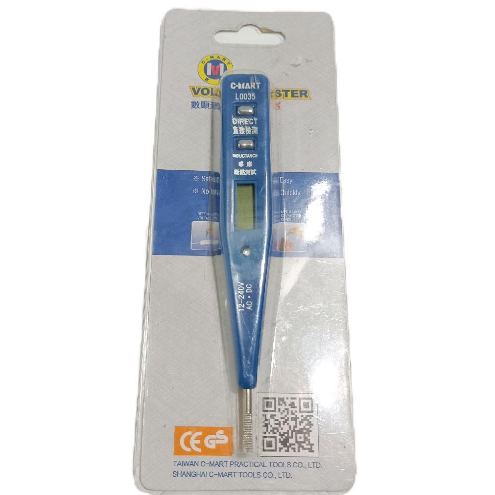 Obeng Testpen Digital C-Mart - Obeng Tespen Cmart - DIgital Test Pen 12-240 V