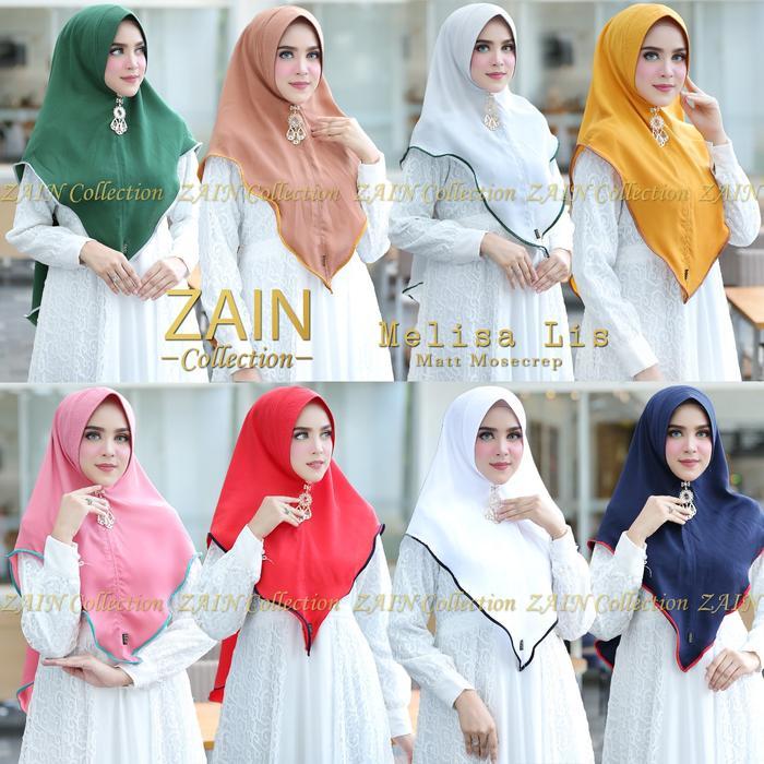 [Voucher] Jilbab Instan Syari Melisa Lis Bahan Moscrep Ori Zain Collection