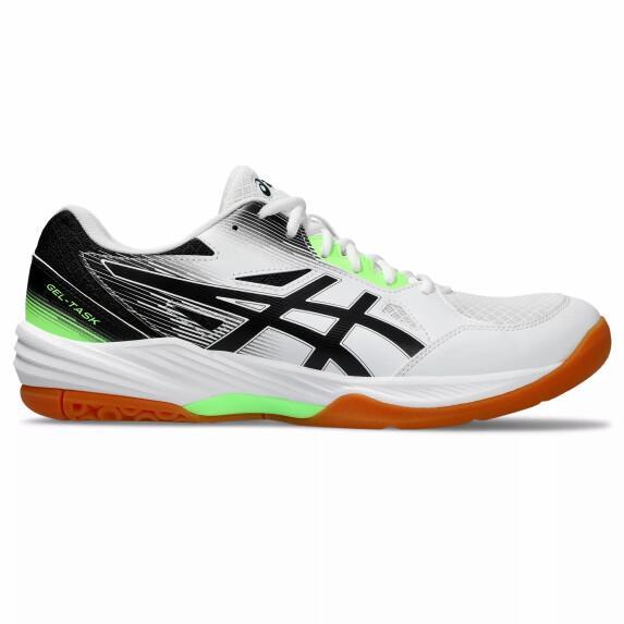 Sepatu Voli Asics Gel Task 3 White Black 1071A077.102