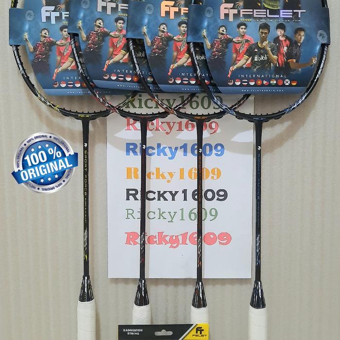 Raket Badminton Felet Sport Force - Super Slim Shaft - 40 Lbs Original