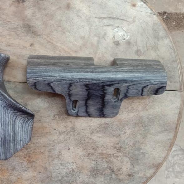 SALE Cheek Pad Sandaran Pipi Setelan Kayu Laminated Import Blacan X Original Hand Made Rapi Presisi