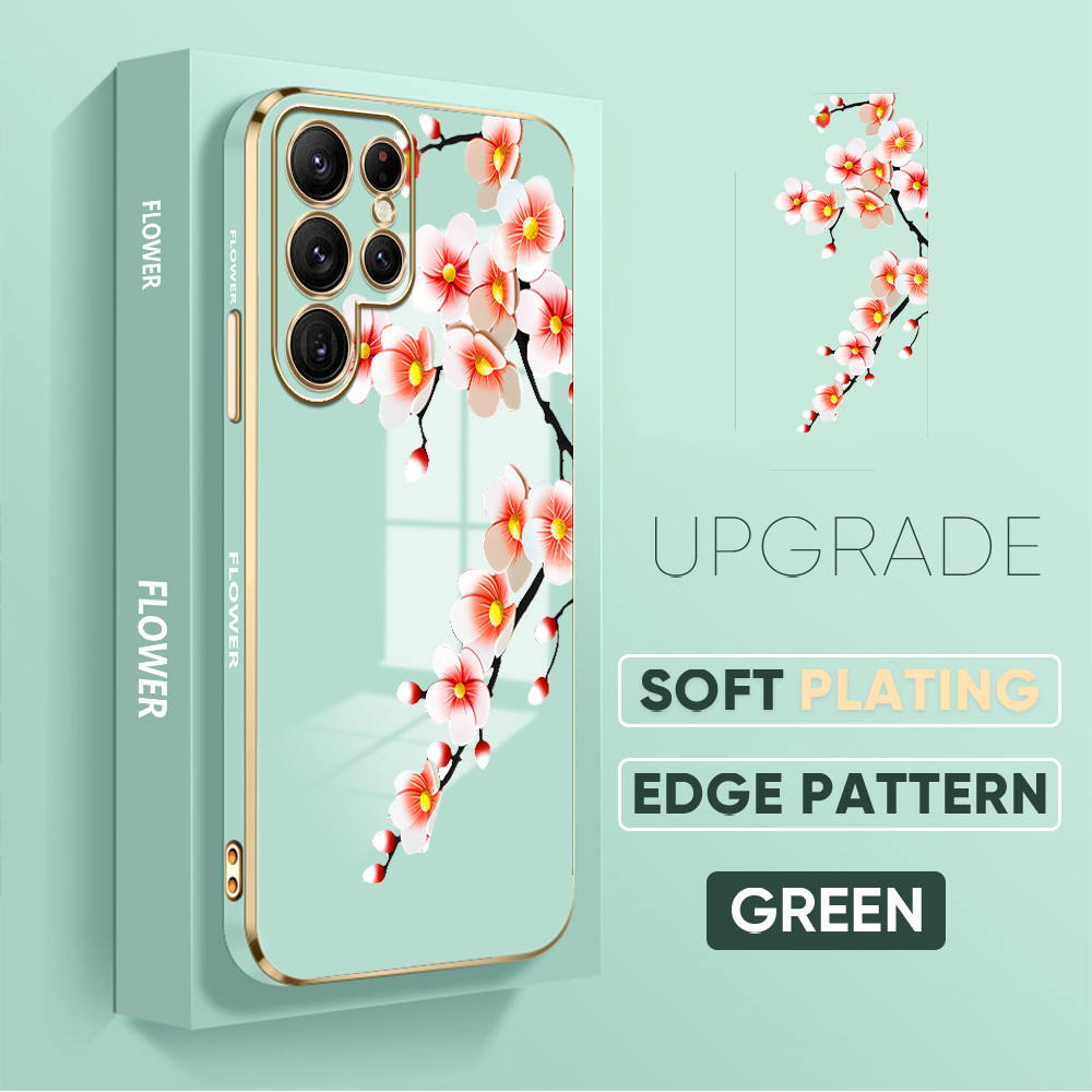 Casing Hp Untuk For Compitable With Samsung Galaxy S22 Ultra 5G Case Kesing Protect Phone A6-2179 DD