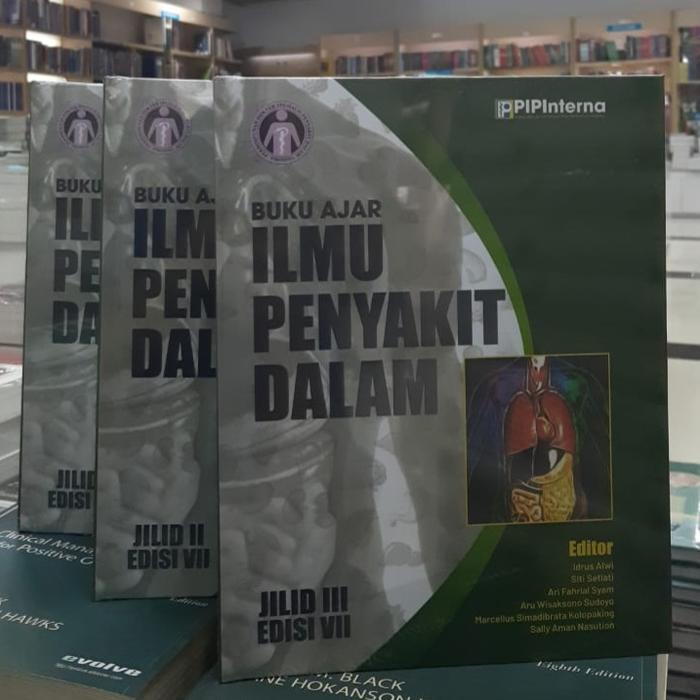buku ajar ilmu penyakit dalam ( ipd) ui 1 set isi 3 buku
