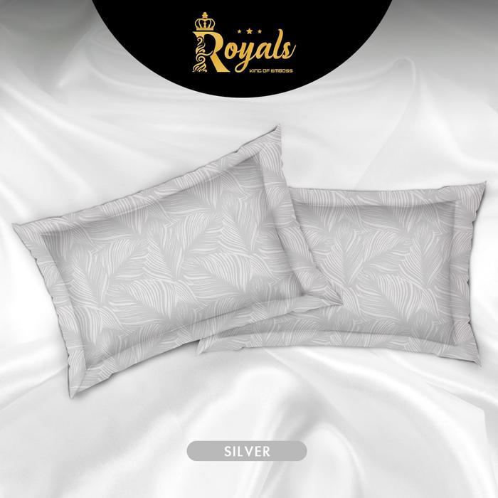 King Koil Shop - Royals Sprei Jacquard Emboss Uk 160/180 - Silver
