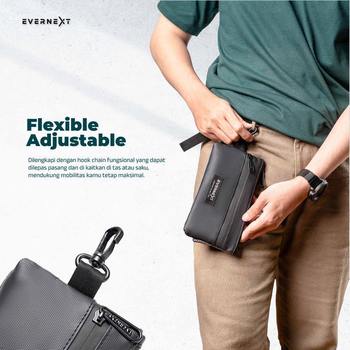EVERNEXT - Travel Pouch Aksesories Tas Pria Wanita Pouch Bag Raizen Tas Tangan Pria Hand Bag Pria