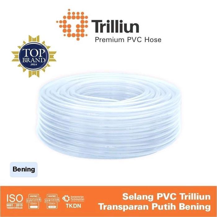 Selang Transparant Bening Trilliun 1/4 " inch - Per Meter