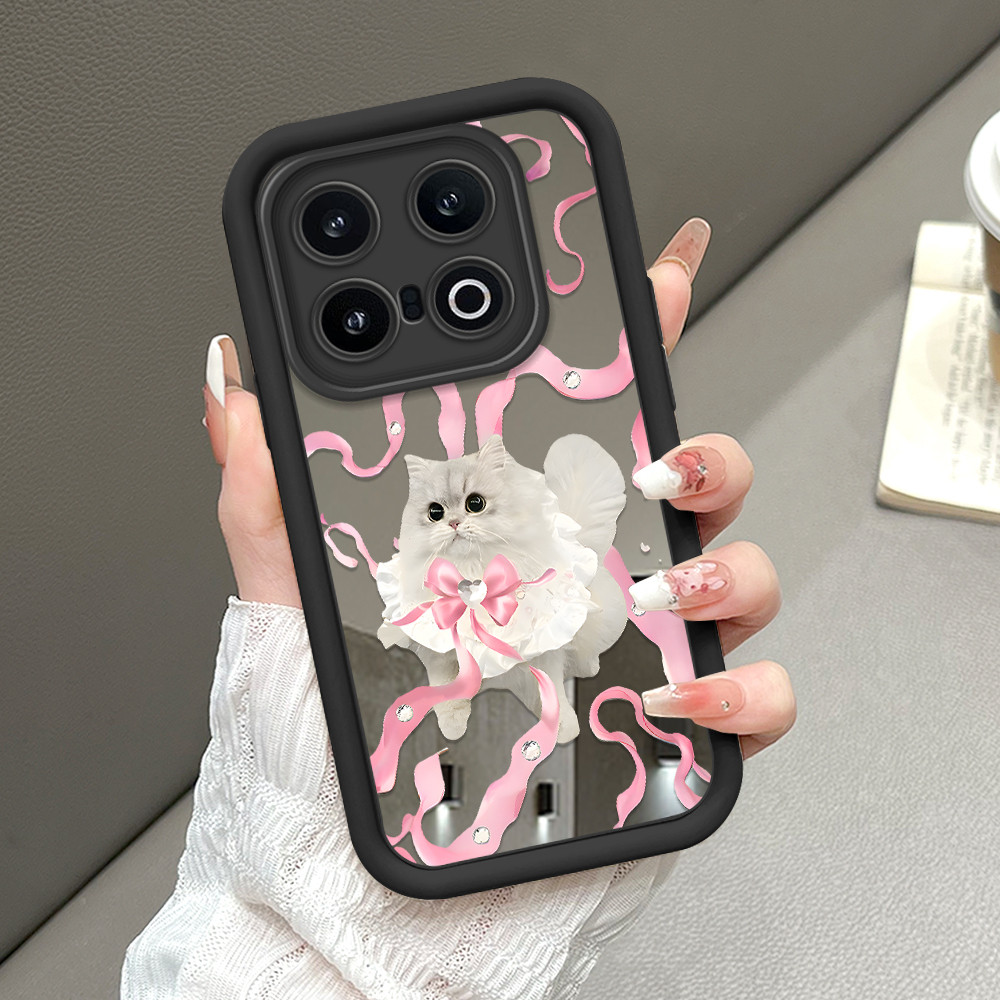 Casing Hp Untuk VIVO iQOO 13 5G Cermin Softcase Case Phone Kesing Mode Kucing 8507 JZ