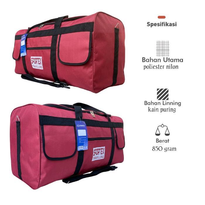 Tas Jumbo Traveling Bag 80 Liter Tas Besar Muat Banyak Tapi Elegan Mudik Pria Wanita Garansi