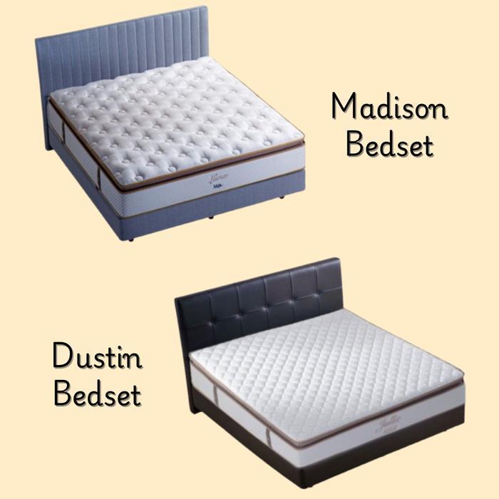 Full Set Alga Gold Silk Kasur/Matrass/Mattress/Springbed Orthopedic (Extra Firm)