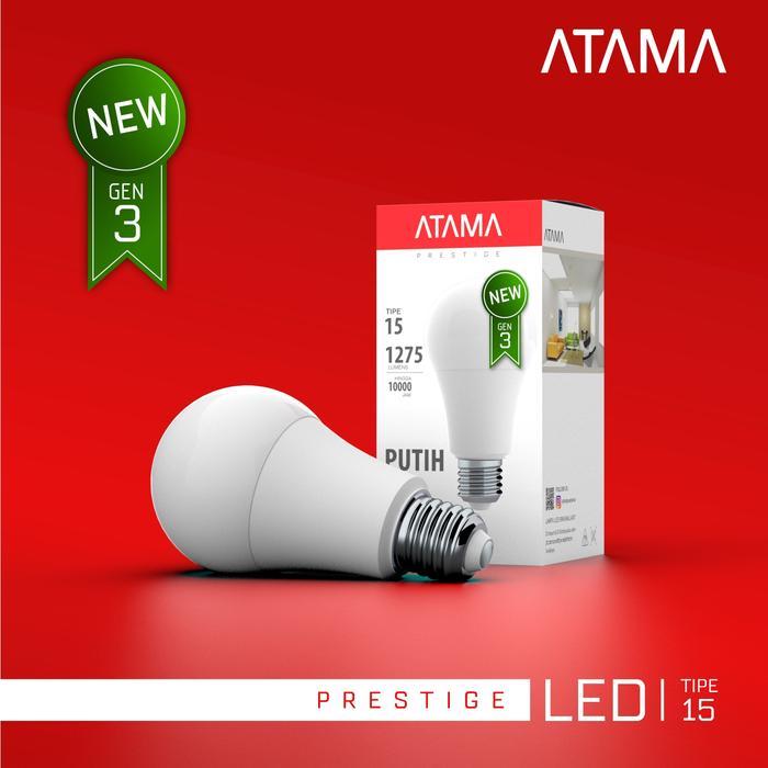 [Voucher] LED BULB ATAMA PRESTIGE Tipe 15 GEN 3 (NEW) Putih
