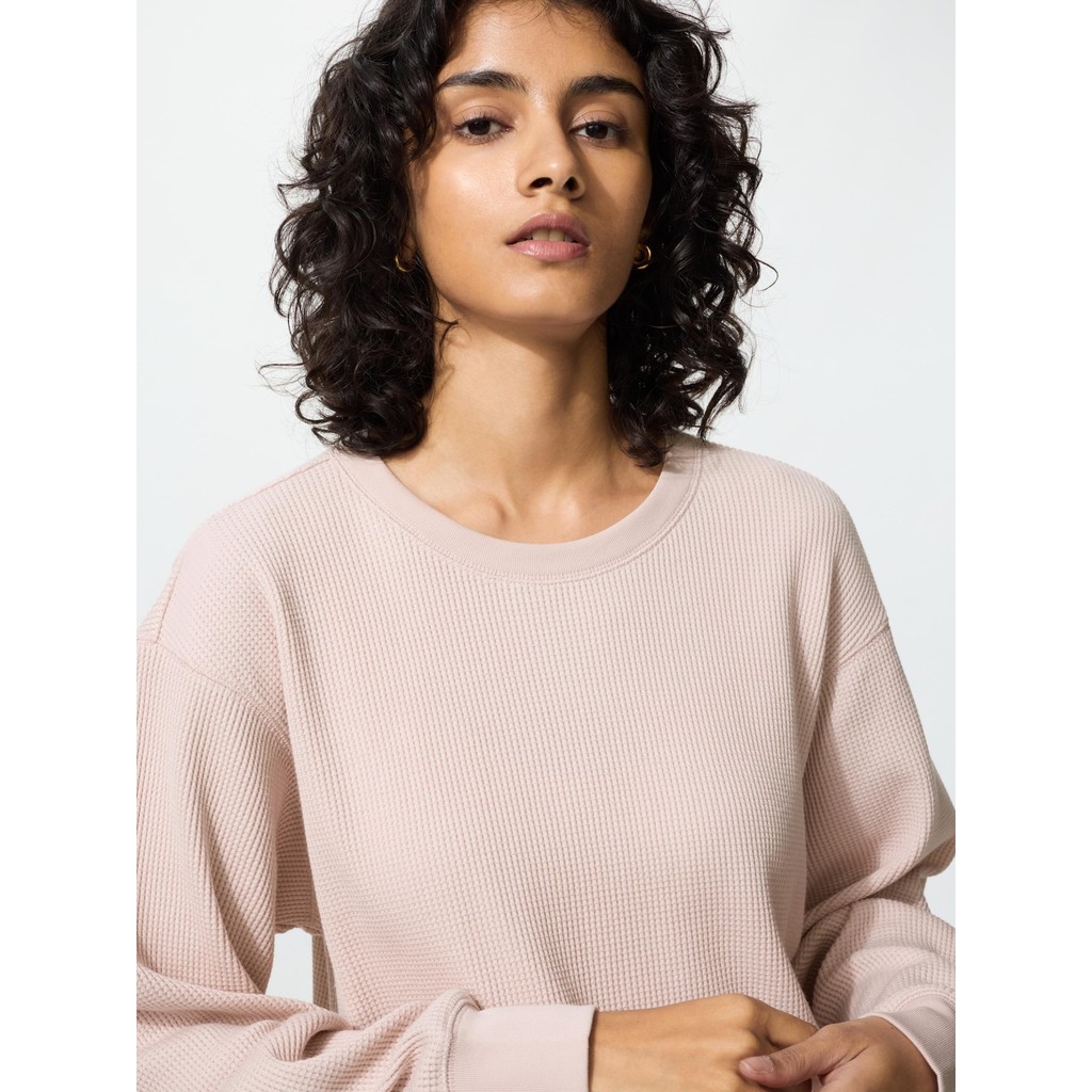 Uniqlo T-Shirt Waffle Lengan Panjang