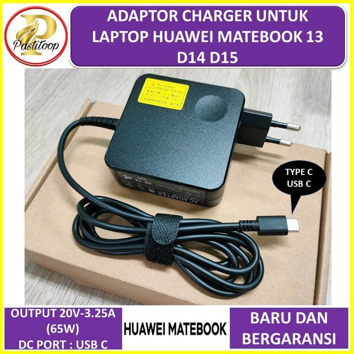 Adaptor Charger Laptop Huawei Matebook D14 D15 D16 Series Usb C Ready