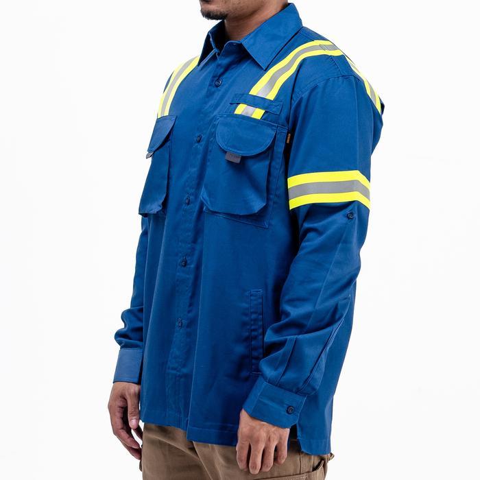 Engineer Workwear - Logging Blue, Wearpack/Kemeja Panjang / Kemeja Kerja Lapangan By Engineer