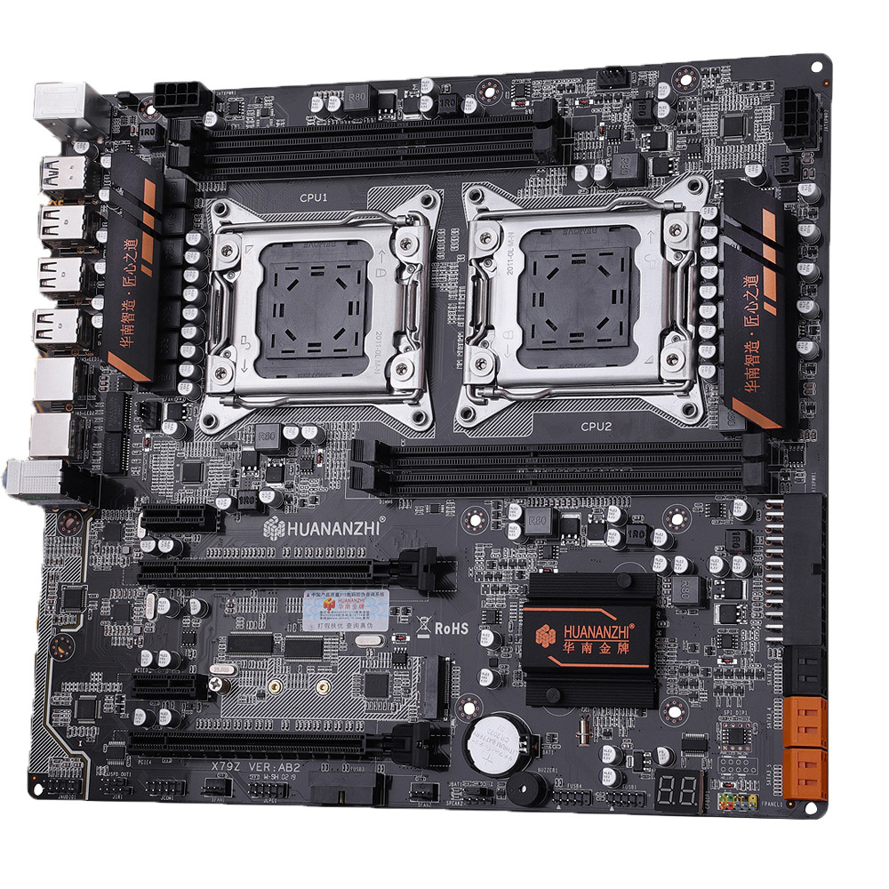 Huananzhi X79 4D Dual Cpu Motherboard For Intel X79 Lga 2011 E5 Ddr3