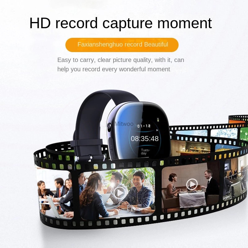 1080P Mini Camera Smart Watch Video Voice Recorder Intelligent Hd