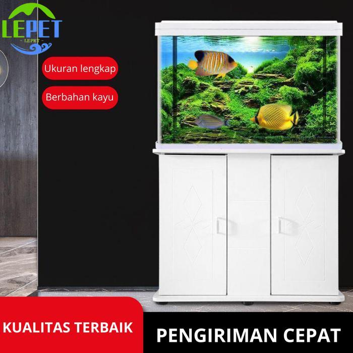 LEPET Meja aquarium minimalis 820 / Kabinet aquarium / meja aquascape / akuarium cabinet / lemari