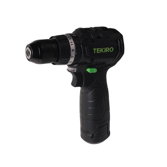 Tekiro Cordless Hammer Drill 10 Mm 12V Brushless Bor Baterai