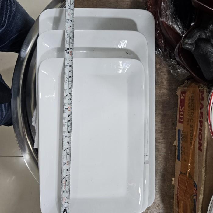 piring persegi keramik piring saji kotak persegi sedang