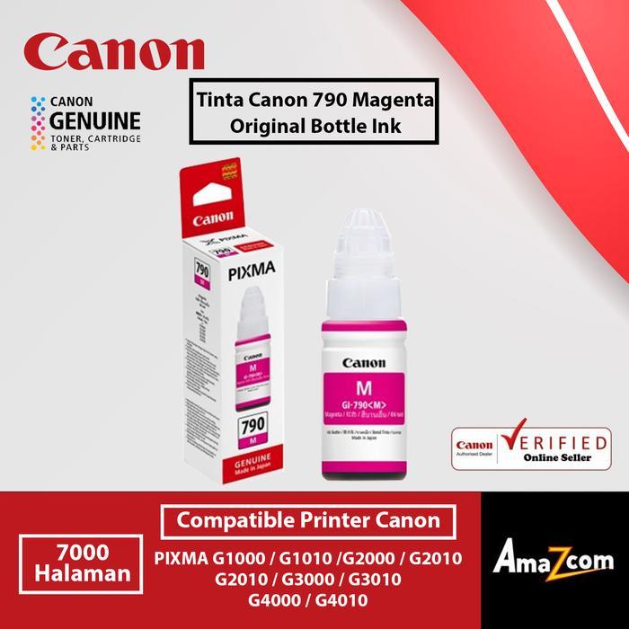 Tinta Canon 790 Magenta Original Datascript Ink Bottle Tinta Printer Canon G1000 G1010 G2000 G2002