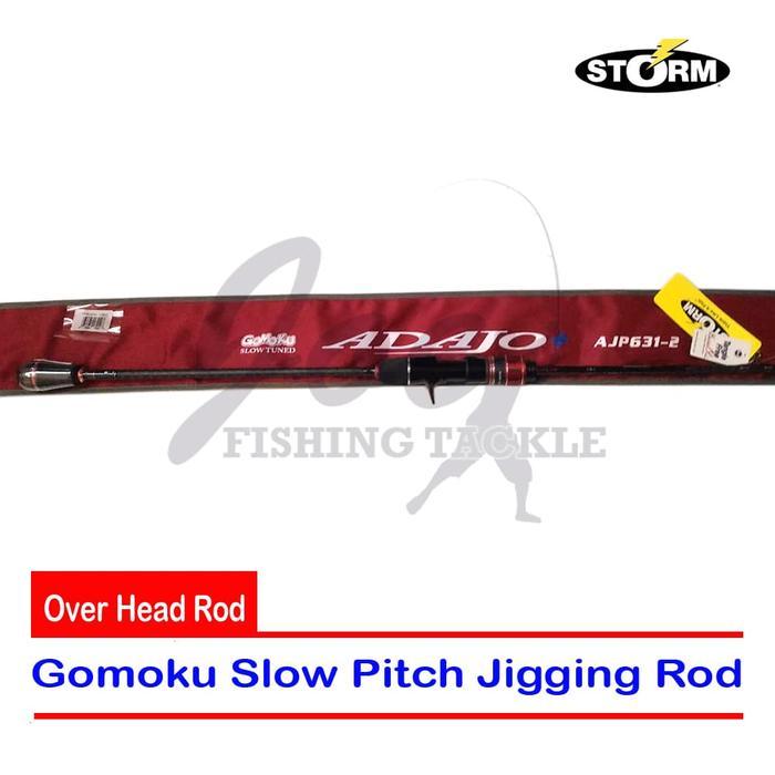 Storm Adajo Pe 2 Overhead Rod Gomoku - Ajp631-2 Joran Pancing -Gratisongkir
