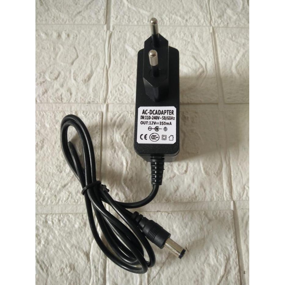 Ac-Dc Adapter 12V 350Ma Jek Dc 5.5Mm X 2.1Mm - 2.5Mm