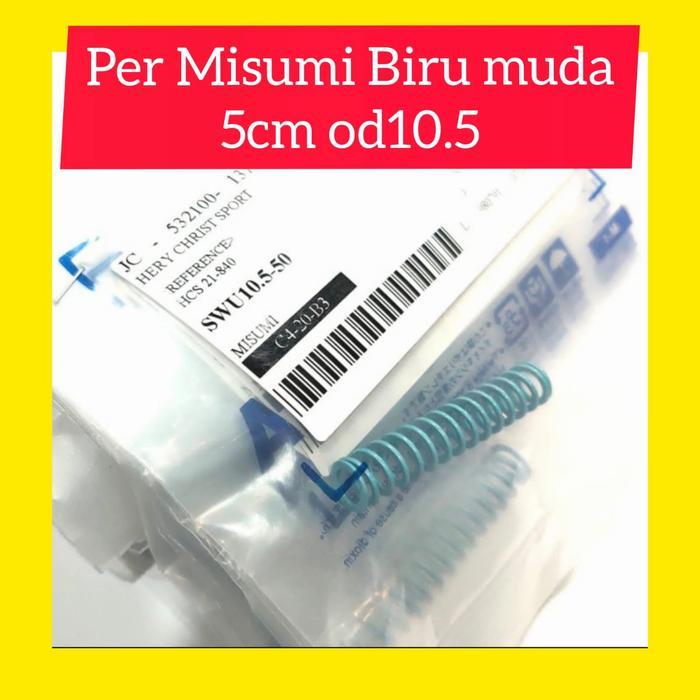 2zxv- Per Misumi Biru Muda 5Cm / Per Valve Biru Muda 5Cm