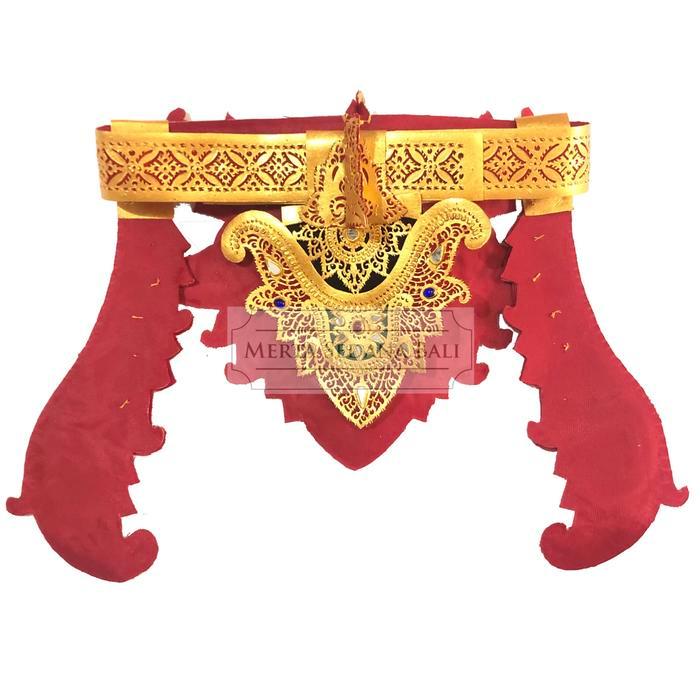 Ampok - Ampok Premium Sabuk Tari Bali / Ikat Pinggang Pending Hiasan Karnaval Bahan Kulit