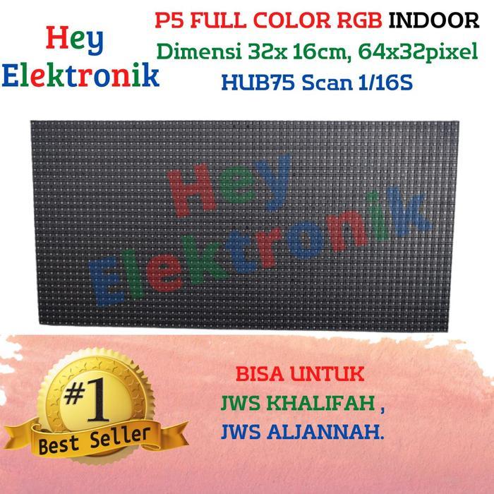Promo Panel Module Led P5 Rgb Indoor Full Color Smd Running Text 320X160Mm 64X32 Pixel Hub75